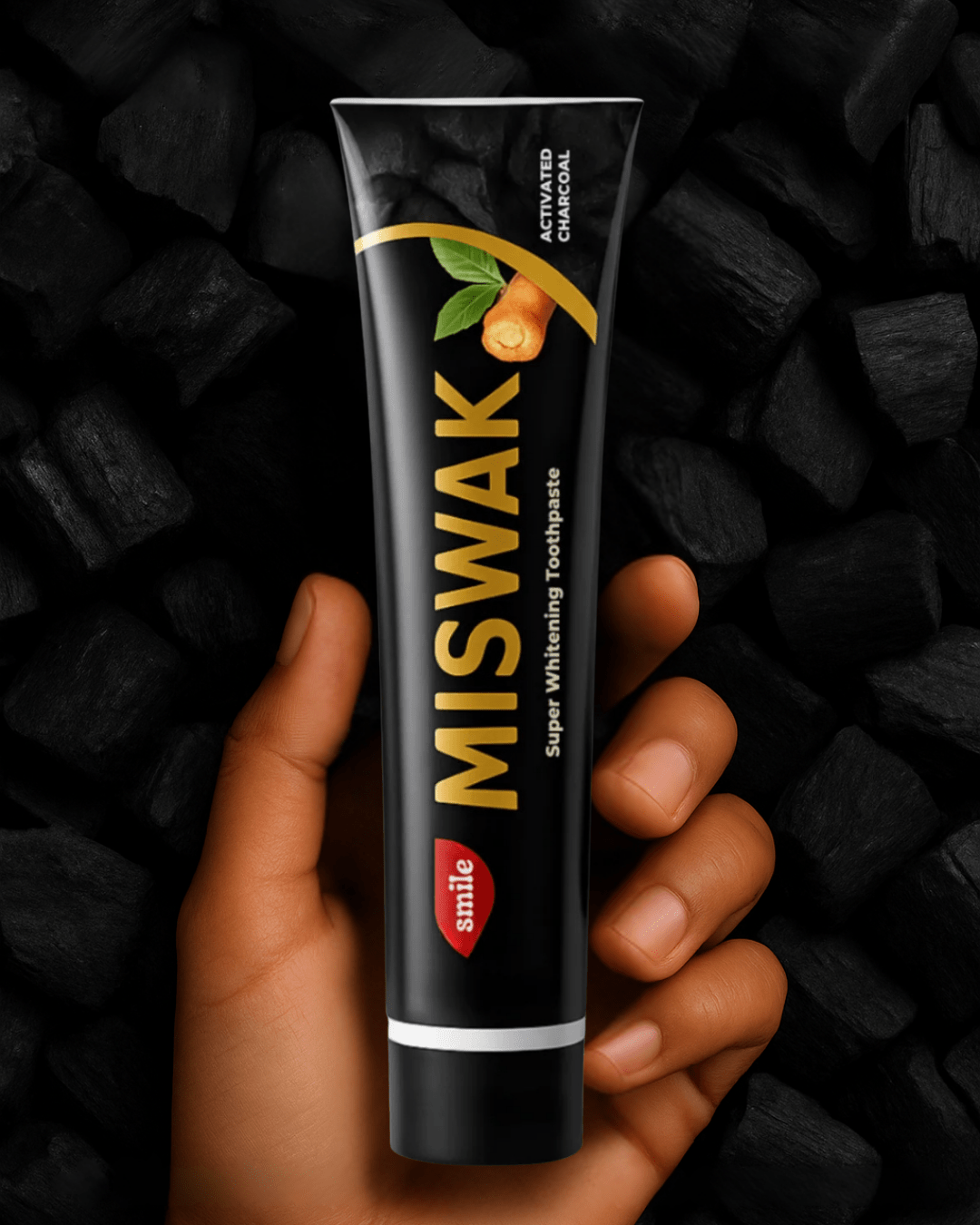 Dentifrice Miswak Charbon XXL 170g - Luvéa